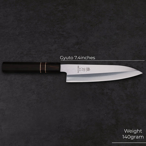 Gyuto VG-10 Ebony Wood Handle Custom
