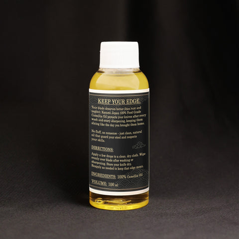 Chef’s Premium Care Bundle – Camellia Oil, Scissors & Whetstone