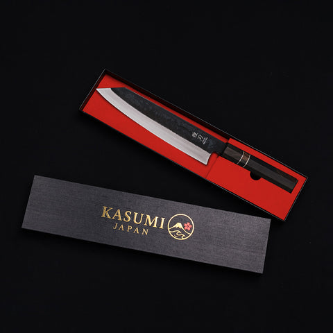 Bunka Blue Steel Ebony Wood Handle 215mm
