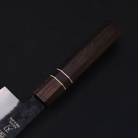 Nakiri Blue Steel VG10 Clad – Ebony Handle 180mm