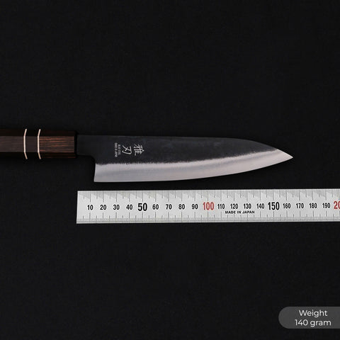 Gyuto Blue Steel Ebony Wood Handle