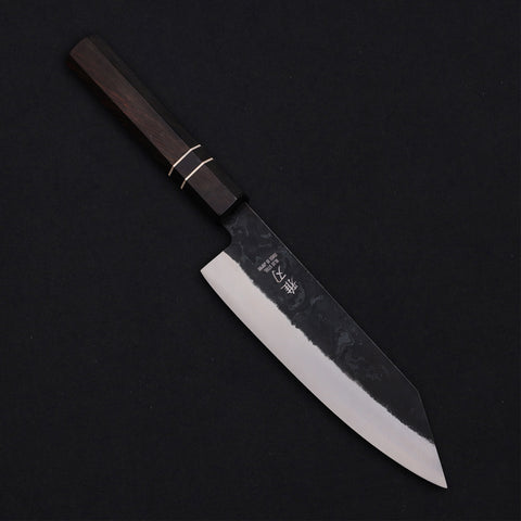 Bunka Blue Steel Ebony Wood Handle Custom