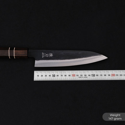 Gyuto Blue Steel Ebony Wood Handle