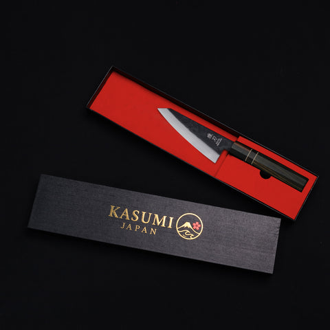 Honesuki Blue Steel Ebony Wood Handle 150mm