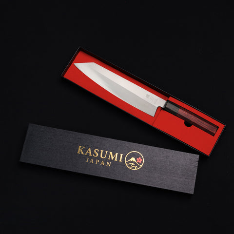 Bunka VG-10 Red Ebony Wood Handle