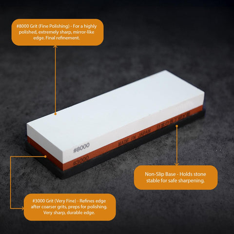 Chef’s Premium Care Bundle – Camellia Oil, Scissors & Whetstone