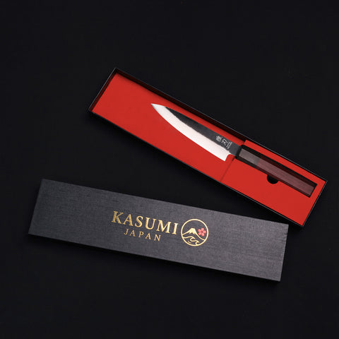 Petty Blue Steel Red Ebony Wood Handle 140mm/5.5in