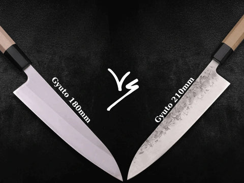 180mm vs 210mm Gyuto