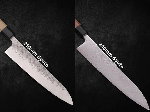 210mm vs 240mm Gyuto
