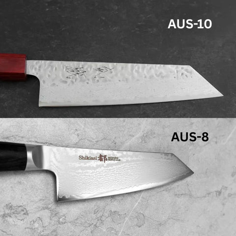AUS-10 vs AUS-8 Bunka: Which Steel Suits Your Knife Needs?