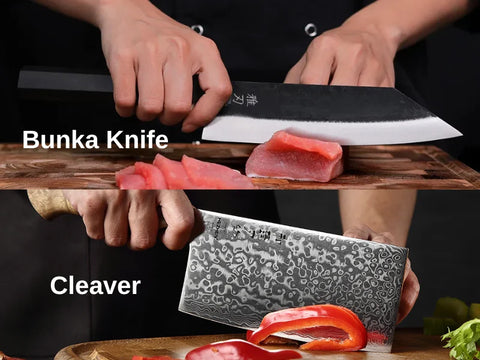 Bunka vs Cleaver for Vegetables: Which Knife is Right for You?