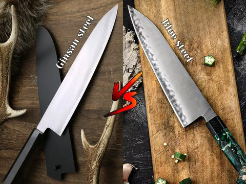 Ginsan vs Blue Steel: Which Japanese Knife Steel is Best for You?