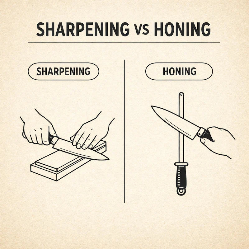 Honing vs. sharpening: What's the difference
