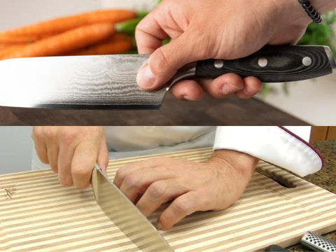 Cutting Techniques of Santoku Knife: How to Master Them?