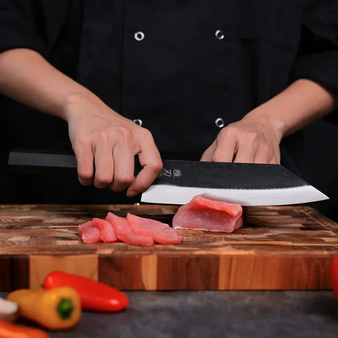 Cutting Technique of Bunka knife
