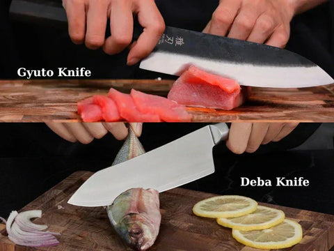 Gyuto vs Deba