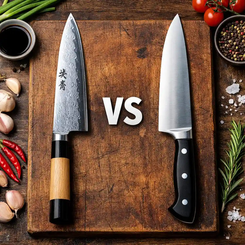 Japanese vs. western knives