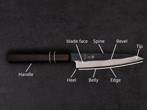 Parts of a Petty Knife