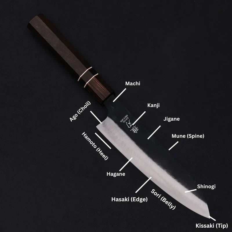 Every Parts of a Japanese Knife