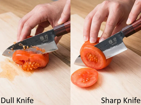 Why is a dull knife more dangerous than sharp one