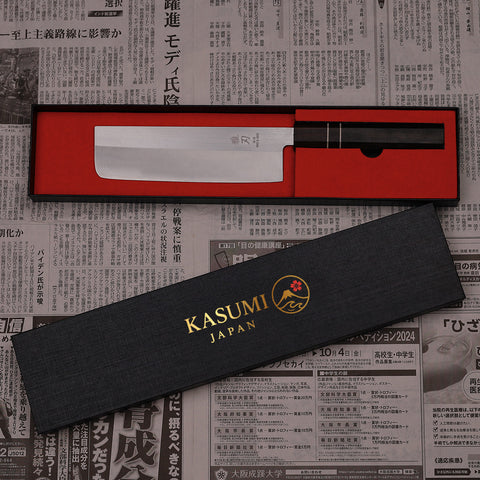 3-Piece VG-10 Ebony Wood Handle Knife Set Custom