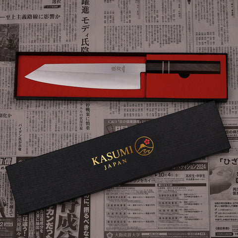 3-Piece VG-10 Ebony Wood Handle Knife Set Custom