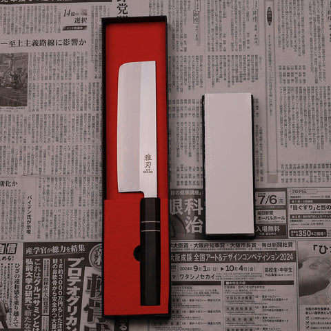 3-Piece VG-10 Ebony Wood Handle Knife Set Custom