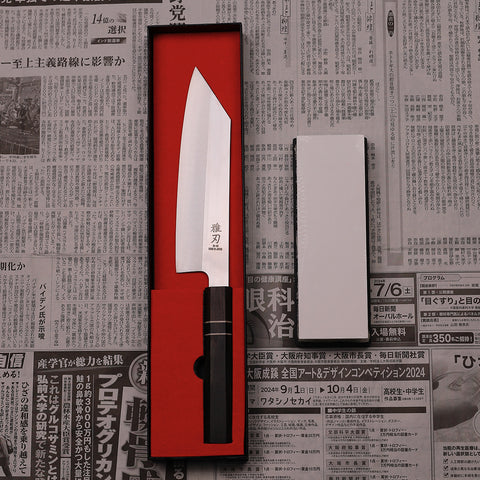 3-Piece VG-10 Ebony Wood Handle Knife Set Custom