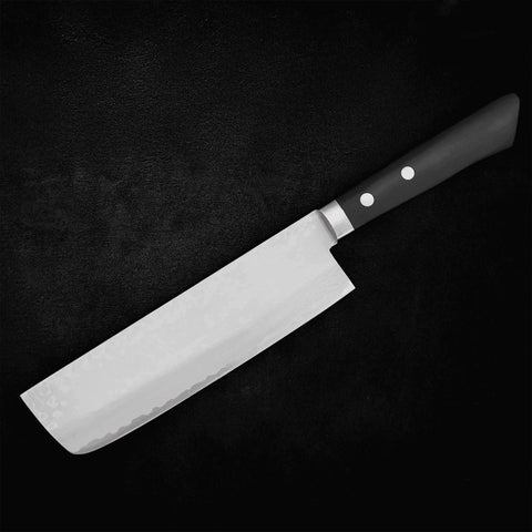 Nakiri VG-10 Damascus Western Black Handle 165mm - Kasumi Japan