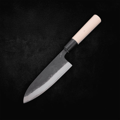 Santoku White Steel #2 Kurouchi 150mm - Kasumi Japan