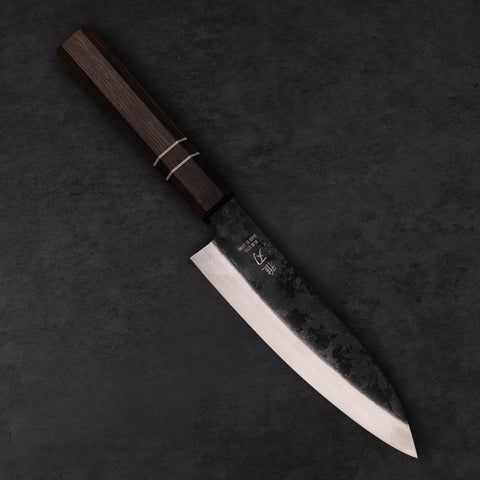 Gyuto Blue Steel Ebony Wood Handle 165mm