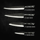 4-Piece Premium Handcrafted Chef Knife Set with Western-Style Handle - Kasumi Japan