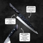 4-Piece Premium Handcrafted Chef Knife Set with Western-Style Handle - Kasumi Japan