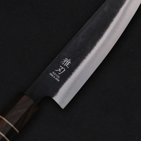 Gyuto Blue Steel Ebony Wood Handle + Whetstone