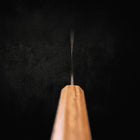 Bunka Blue Steel #1 Kurouchi Stainless Clad Oak Handle190mm - Kasumi Japan