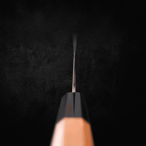 Santoku Blue Steel #2 Kurouchi 165mm - Kasumi Japan