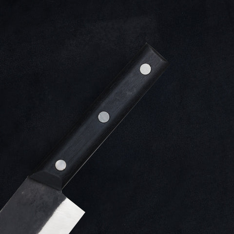 Slicer Chef Knife Carbon Steel #2 Black Ebony Wood Handle 182mm