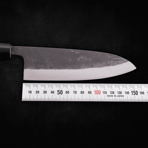 Santoku White Steel #2 Kurouchi 150mm - Kasumi Japan