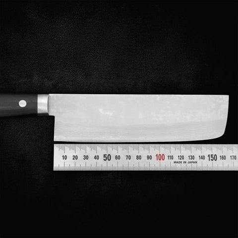 Nakiri VG-10 Damascus Western Black Handle 165mm - Kasumi Japan
