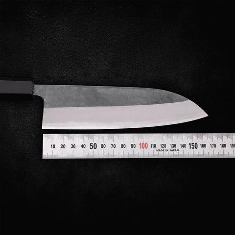 Santoku Blue Steel #2 Kurouchi 165mm - Kasumi Japan
