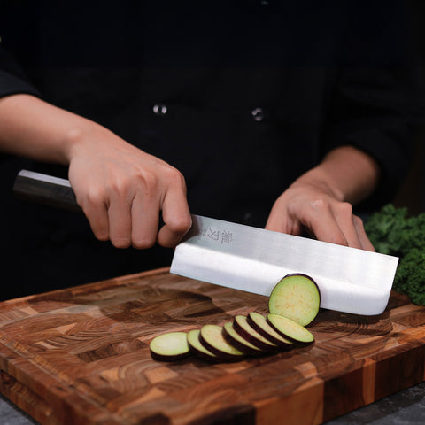 3-Piece VG-10 Ebony Wood Handle Knife Set Custom