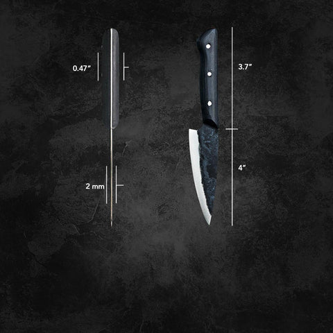 4-Piece Premium Handcrafted Chef Knife Set with Western-Style Handle - Kasumi Japan