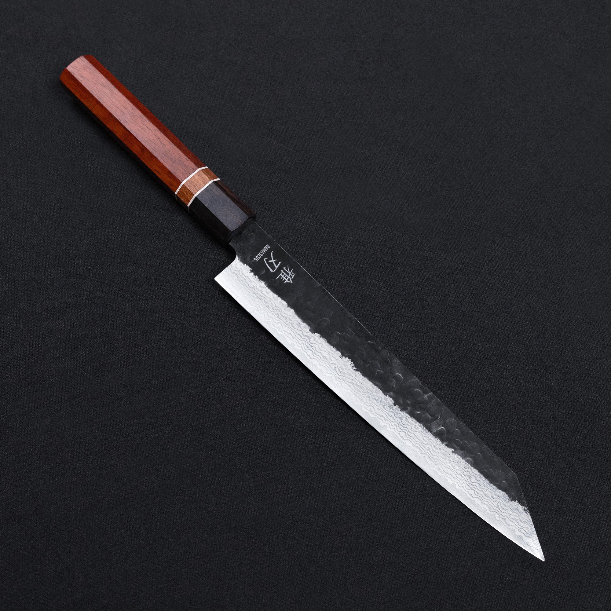 Kiritsuke Knife - Damascus 2 Red Ebony Wood Handle – Kasumi Japan
