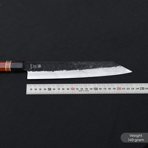 Kiritsuke Knife - Damascus 2 Red Ebony Wood Handle