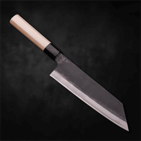 Bunka Blue Steel #1 Kurouchi Buffalo Magnolia Handle 190mm - Kasumi Japan