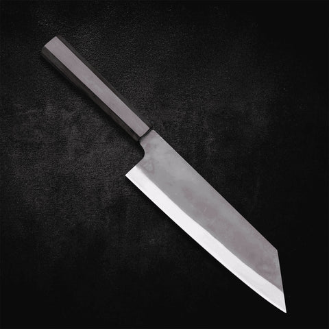 Bunka Blue Steel #1 Kurouchi Ebony Handle 190mm - Kasumi Japan