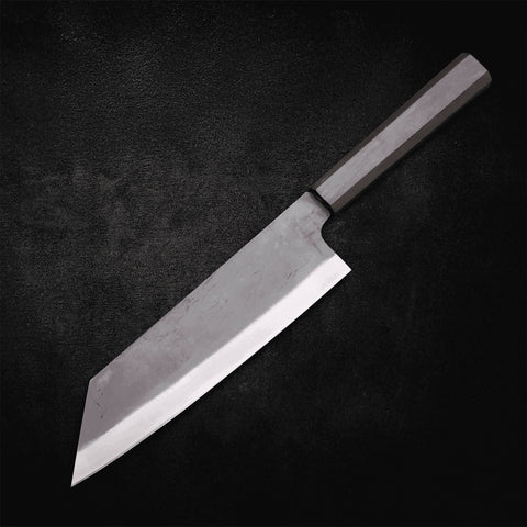Bunka Blue Steel #1 Kurouchi Ebony Handle 190mm - Kasumi Japan