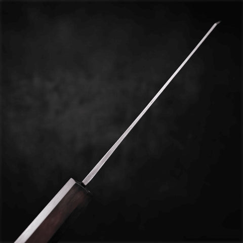 Bunka Blue Steel #1 Kurouchi Ebony Handle 190mm - Kasumi Japan