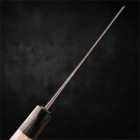 Bunka Blue Steel #1 Kurouchi Buffalo Magnolia Handle 190mm - Kasumi Japan