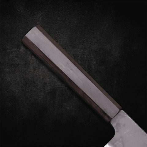 Bunka Blue Steel #1 Kurouchi Ebony Handle 190mm - Kasumi Japan